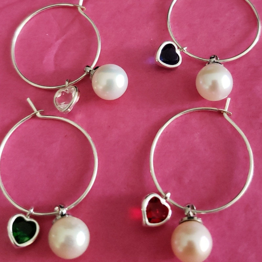 Heart charm wine set (HW1)